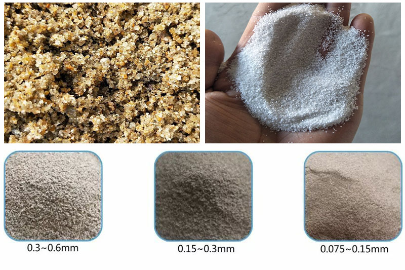 細碎新型打沙機成品骨料展示圖
