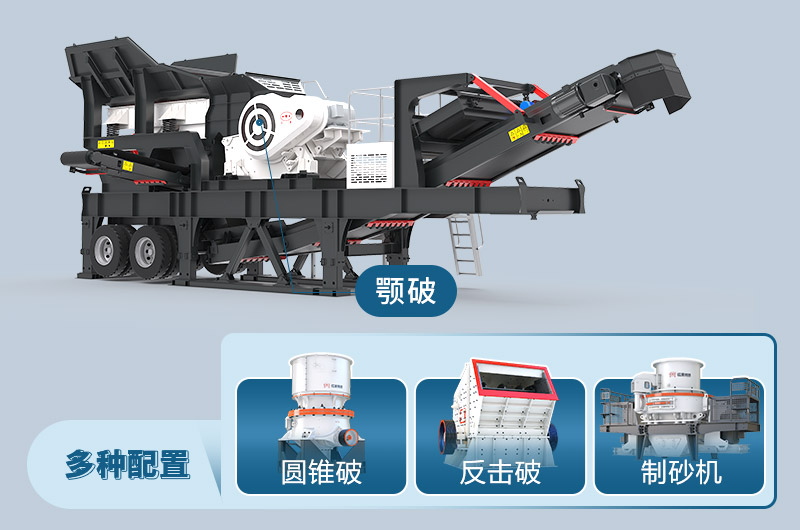 移動碎石機(jī)械設(shè)備配置